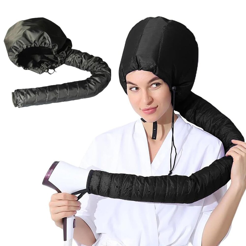 Plopping Cap Drying Curly Hair Drawstring Bonnet Net